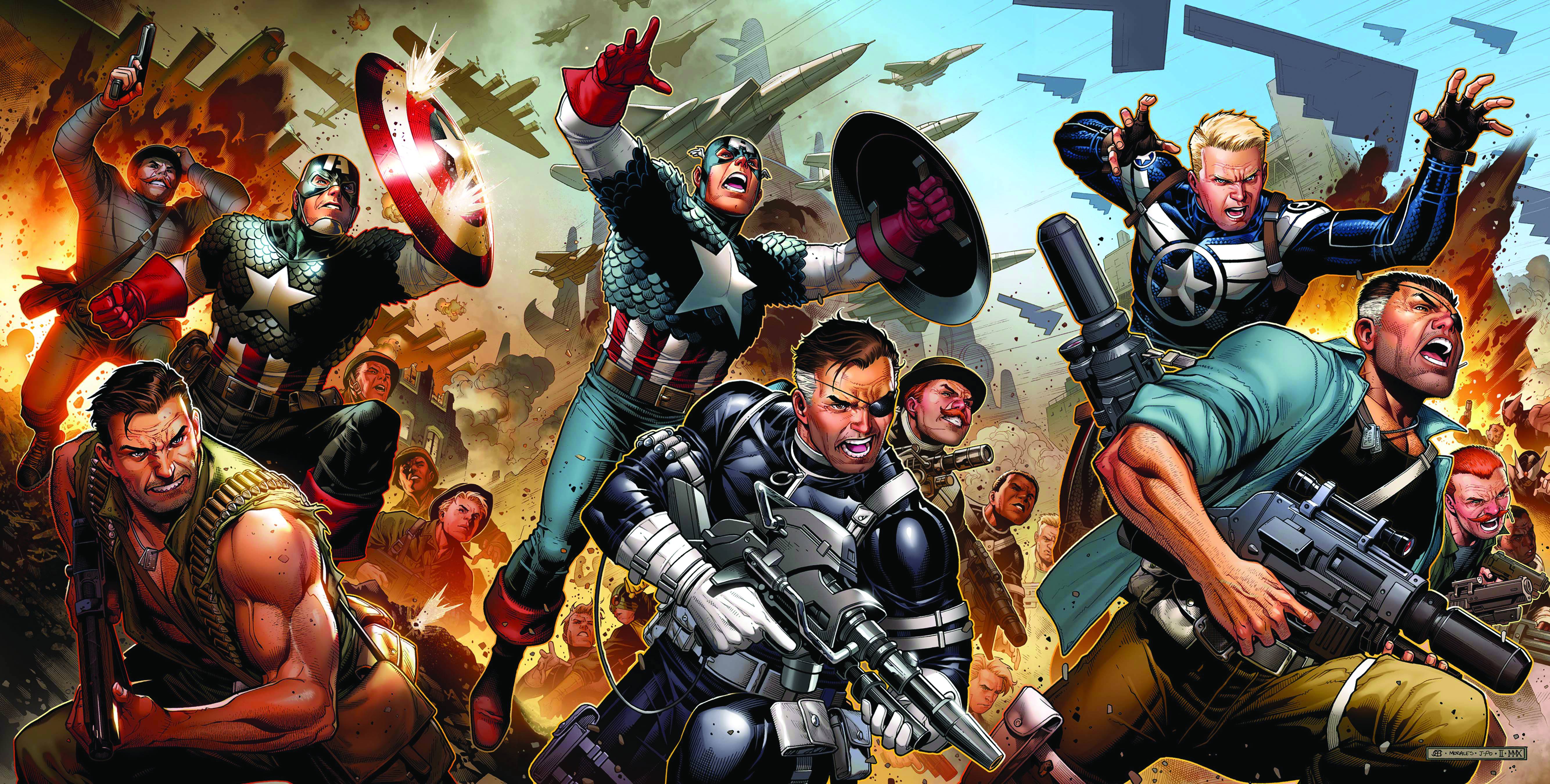 Marvel Captain America Secret Warriors Jim Cheung Poster
